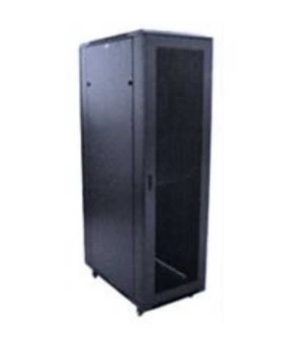 42U CABINET 600X800 X2000H WITH 2 SHELF AND 4 FAN, WHEELS