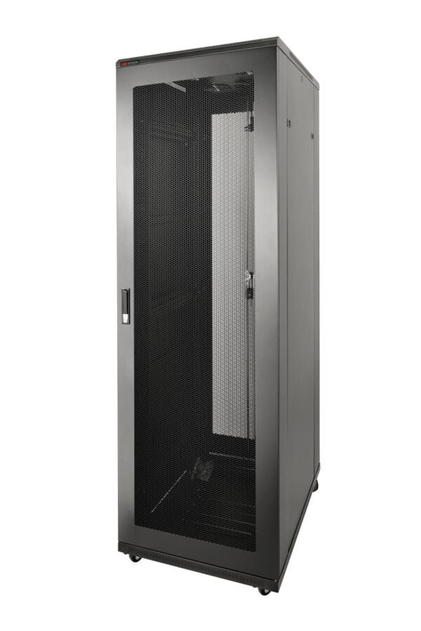 42U CABINET 800X800 X2000H WITH 2 SHELF AND 4 FAN, WHEELS