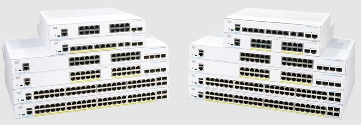 CISCO CBS SMART 24-PORT GIGABIT POE SWITCH - Image 1