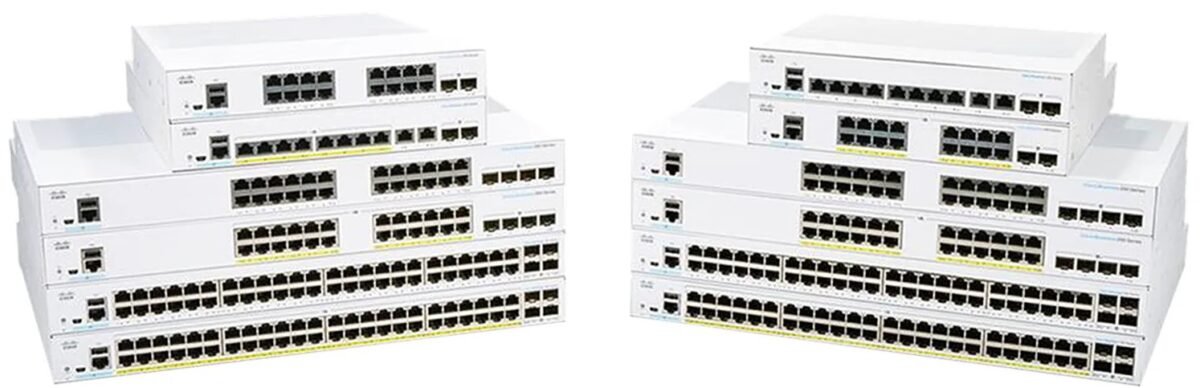 CISCO CBS MANAGED 8-PORT GIGABIT POE+ SWITCH - Image 1