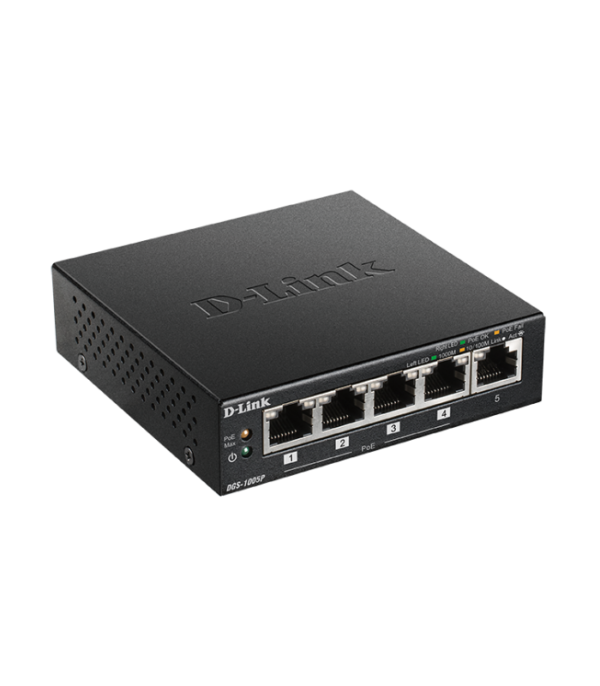 D-LINK GIGABIT 5-PORT POE SWITCH