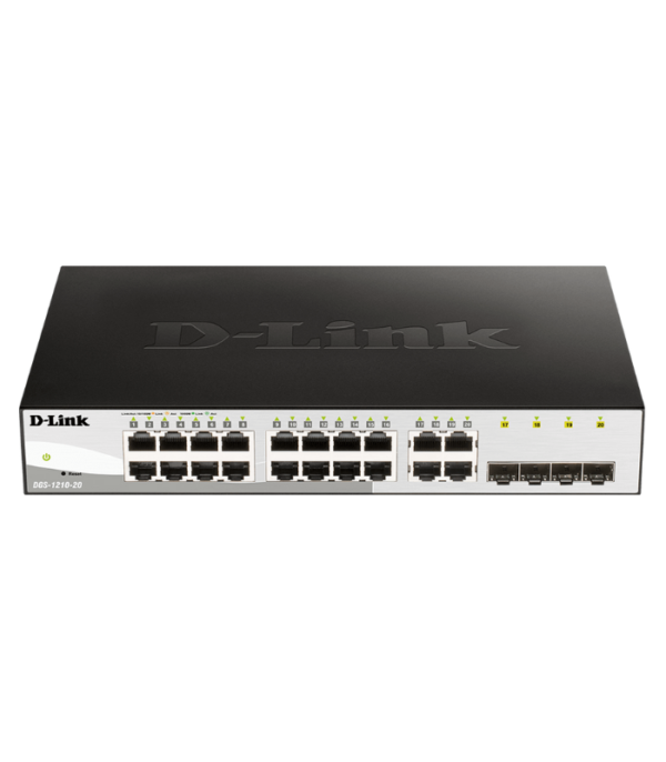 D-LINK SMART 16-PORT GIG WITH 4 SFP