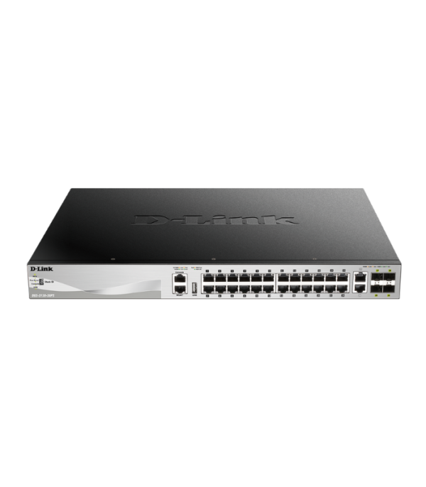 D-LINK 24-Ports GIGABIT MANAGED POE SWITCH