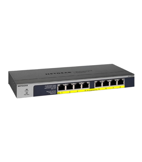 NETGEAR 8-PORT POE+ GIGABIT UNMANAGED SWITCH