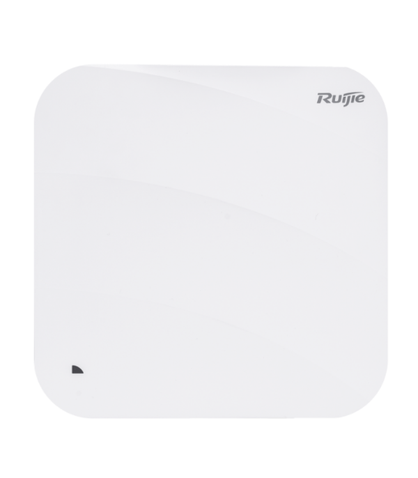 RG-AP820-ARis a Wi-Fi 6 wireless access point that delivers tri radios, AI Radio design, high performance, and enterprise-grade encryption. Its hybrid cloud management mode and high-density access design allow the RG-AP820-AR to be flexibly deployed in high-quality network scenarios