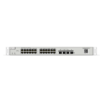 RUIJIE 24-Port L2 Managed POE 10G Switch, 24Gigabit RJ45 POE/POE+ Ports, 4 *10G SFP+ Slots, 370w PoE Power Budget, 19-inch Rack-Mountable Steel Case