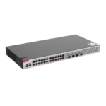 24 x 10/100/1000BASE-T ports, 4 x GE/2.5GE/10GE SFP+ ports, PoE power supply, support PoE+, a maximum of 370 W PoE output, and built-in power modulea