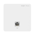 RUIJIE AC1300 Dual Band Wall Access Point, 867Mbps at 5GHz + 400Mbps at 2.4GHz, 2 10/100base-t Ethernet port include 1 uplink port ，Internal Antennas，support 802.11a/b/g/n/ac Wave1/Wave2