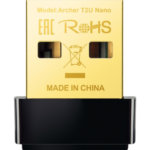 TP-LINK AC600 Nano Wi-Fi USB Adapter, 433Mbps at 5GHz + 200Mbps at 2.4GHz, USB 2.0