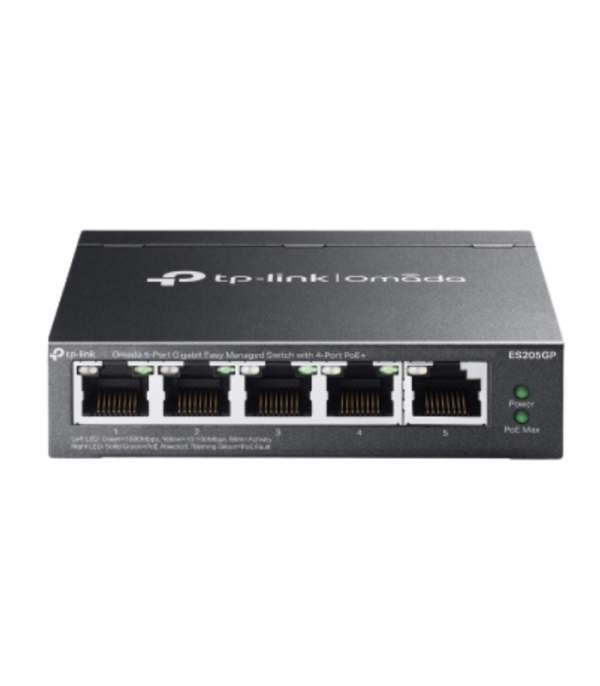 TP LINK OMADA 5-PORT GIGABIT EASY MANAGED SWITCH WITH 4-PORT POE+