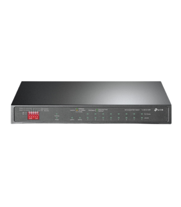 TP-LINK 10-PORT GIGABIT SWITCH DESKTOP WITH 8-PORT POE+
