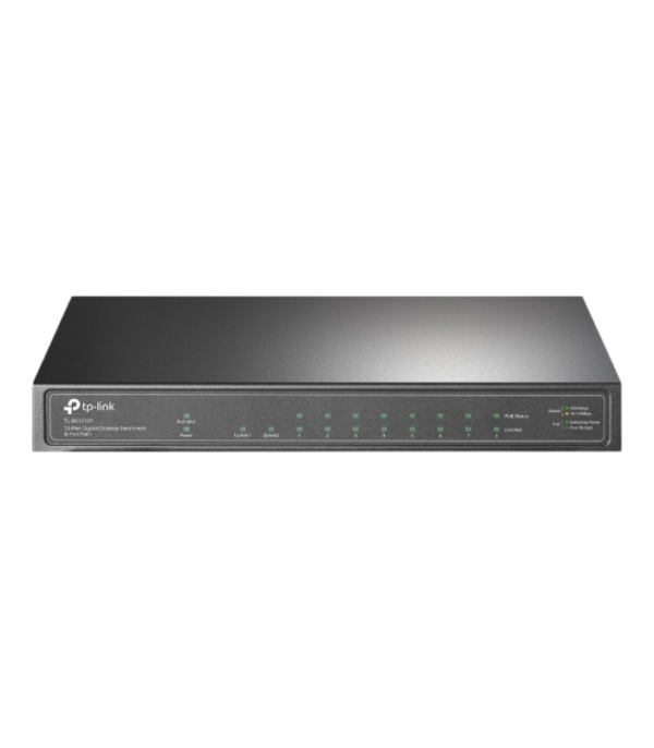 TP-LINK 10-Port Gigabit Desktop Switch with 8-Port PoE+