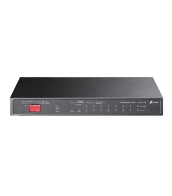 10-PORT GIGABIT DESKTOP SWITCH WITH 6-PORT POE+ & 2-PORT P