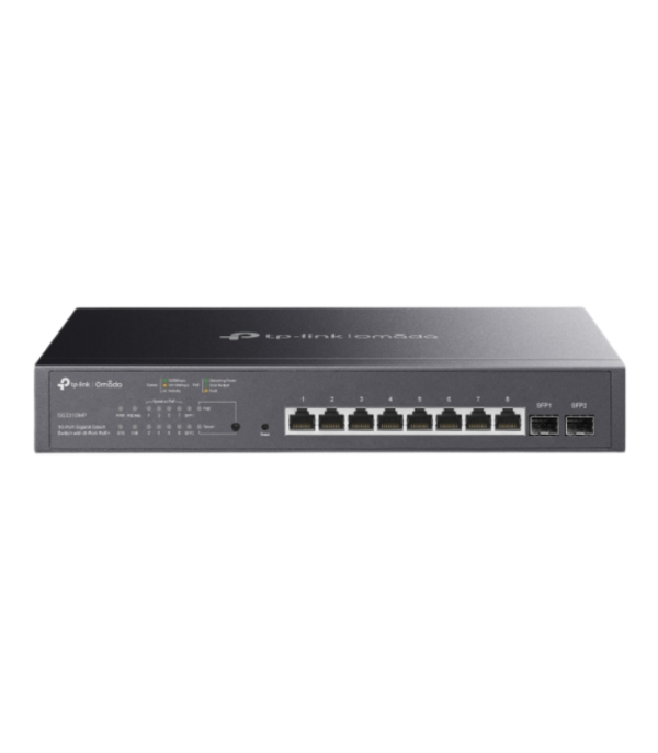 TP Link JetStream 10-Port Gigabit Smart Switch with 8-Port PoE+ 150W