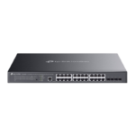 TP LINK OMADA 24-PORT GIGABIT & 4-PORT 10GE SFP+ L2+ MANAGED SWITCH WITH 16-PORT POE+ & 8-PORT POE++