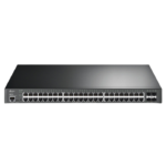 TP-LINK JetStream 48-Port Gigabit and 4-Port 10GE SFP+ L2+ Managed Switch with 48-Port PoE+