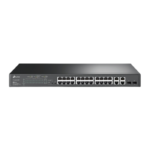 TP-LINK 24-PORT 10/100 SWITCH POE+ W 4 SFP