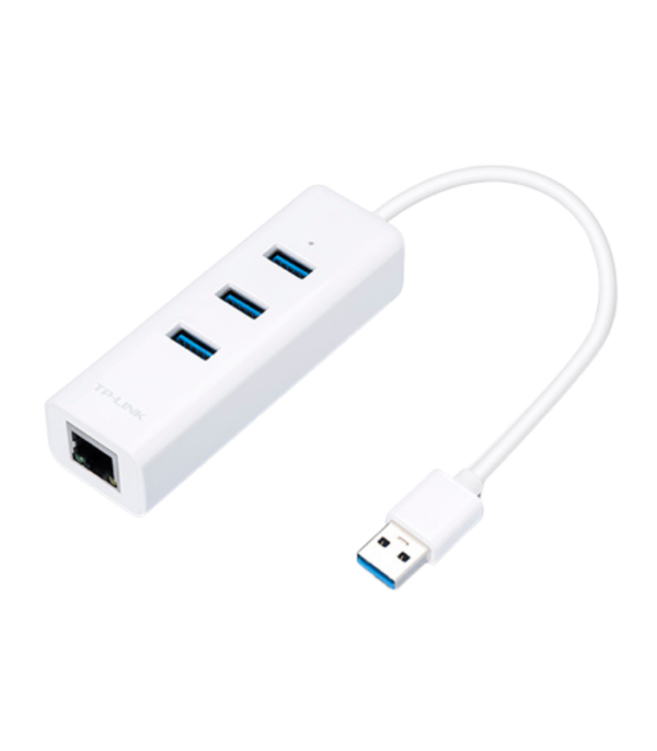 TP-LINK USB 3.03 PORTS HUB & GIGABIT ETHERNET ADAPTER
