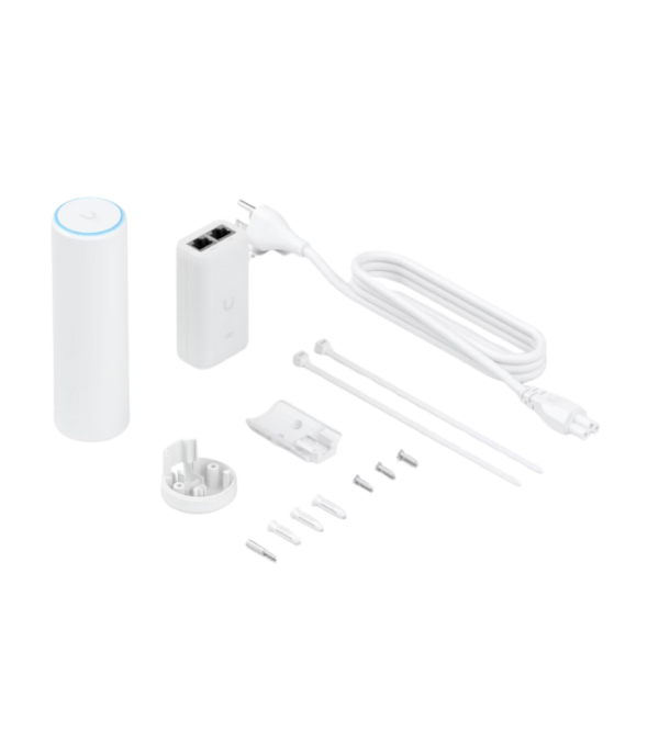 Indoor/outdoor, 4x4 WiFi 6 access point, 5.3 Gbps with its 5 GHz (4x4 MU-MIMO and OFDMA) and 2.4 GHz (2x2 MIMO) bands.