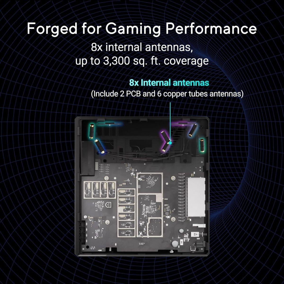 ROG Strix GS-BE18000 Tri-Band WiFi 7 Gaming Router - Image 4