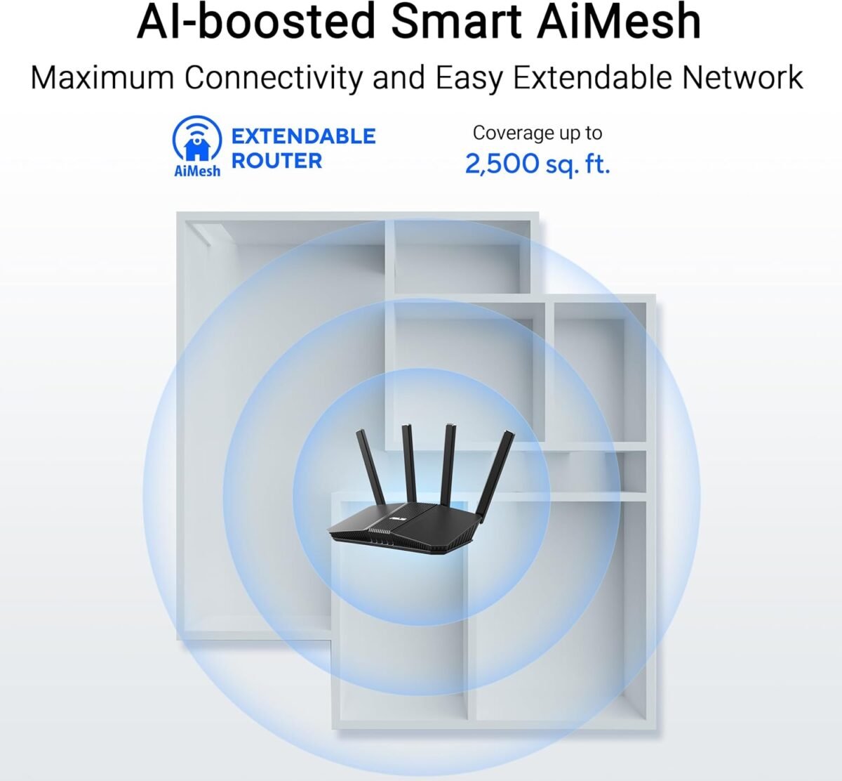 ASUS RT-BE82U Dual-Band WiFi 7 Router - Image 5